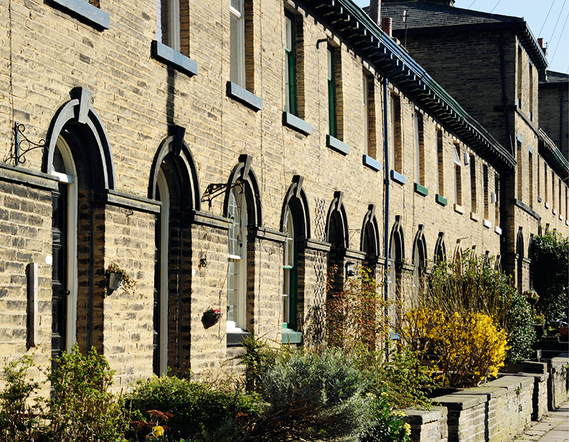 Photo of houses in Saltaire
