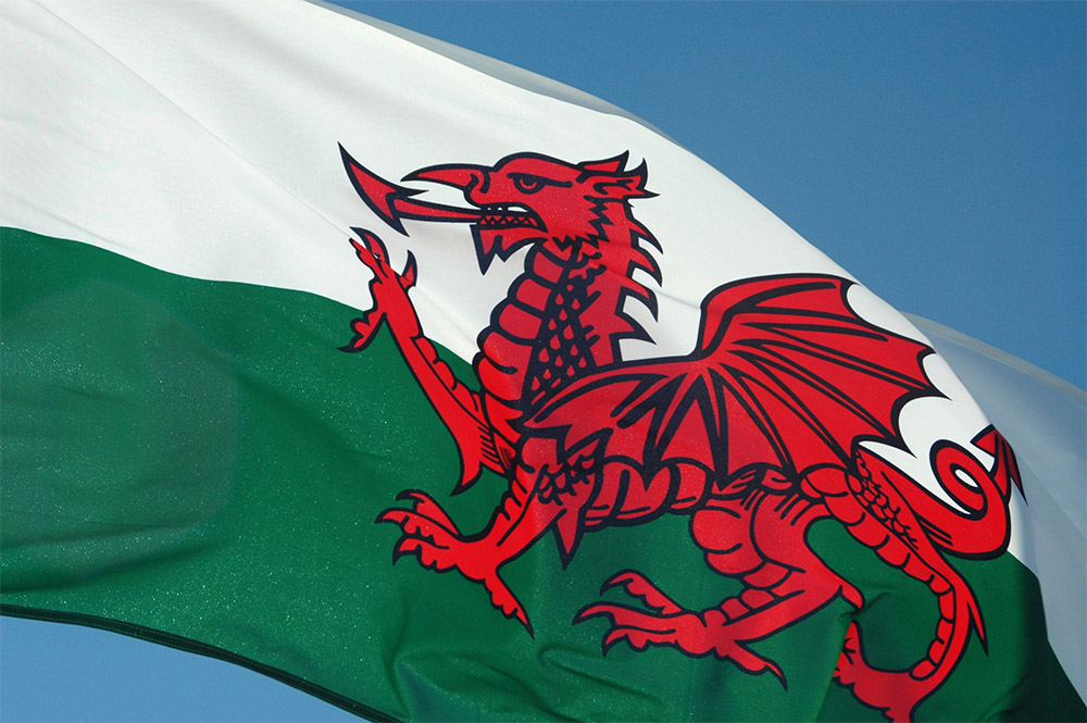 Photo of a Welsh flag