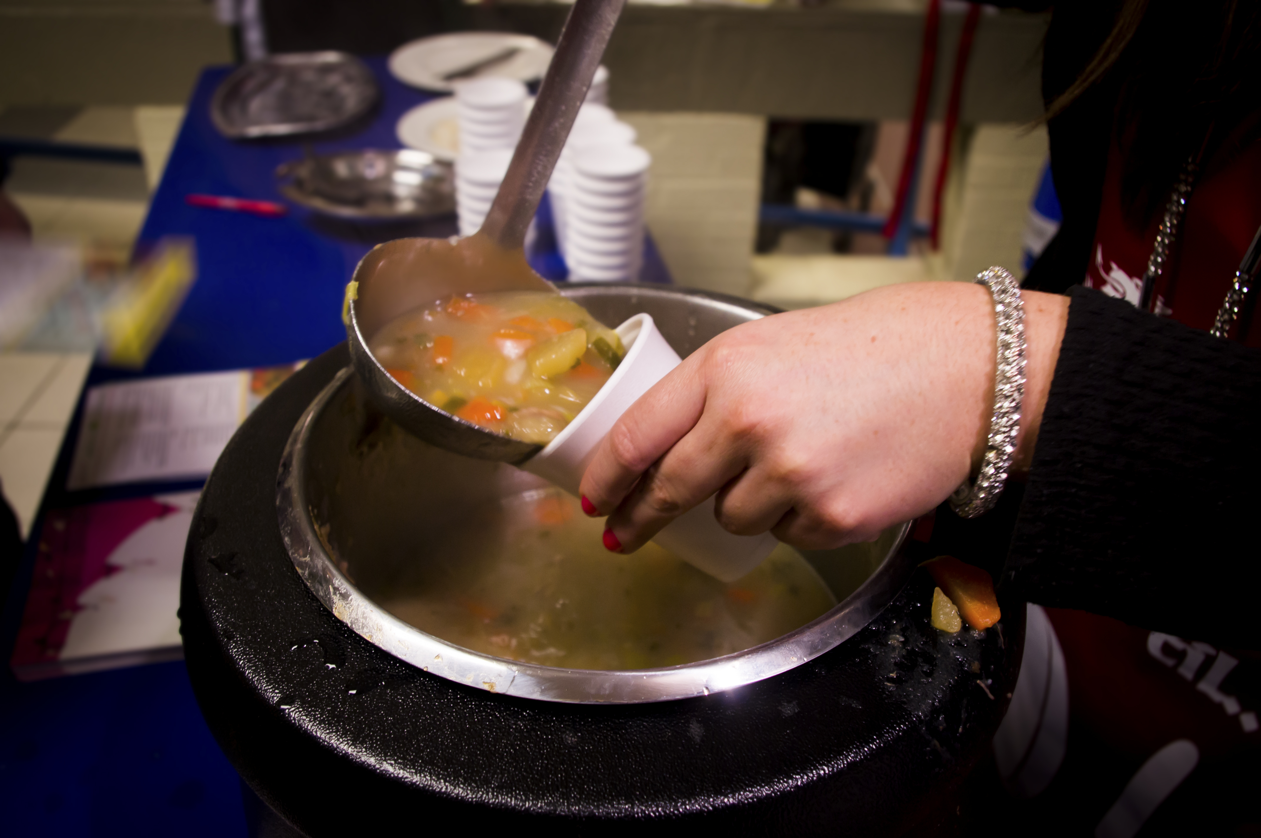 Photo of cawl which is made of leeks, cabbage, potatoes, carrots and meat