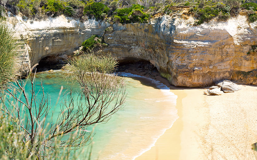 Photo of a secret beach near Great Ocean Road