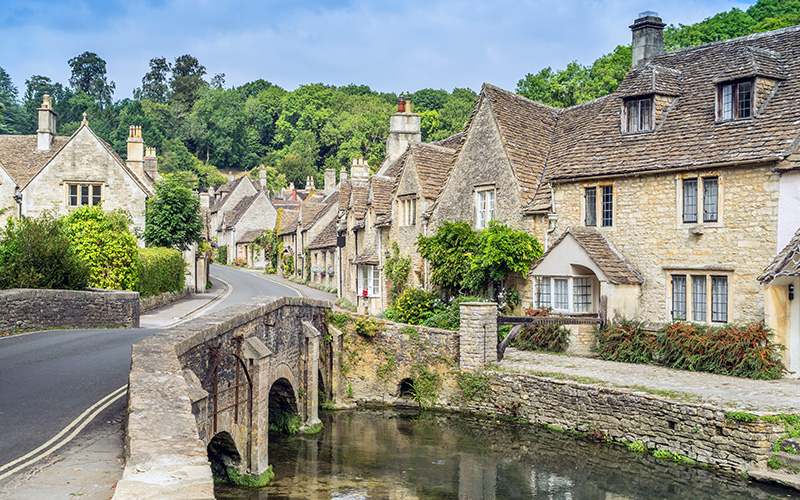 Photo of Castle Combe – a small village in England